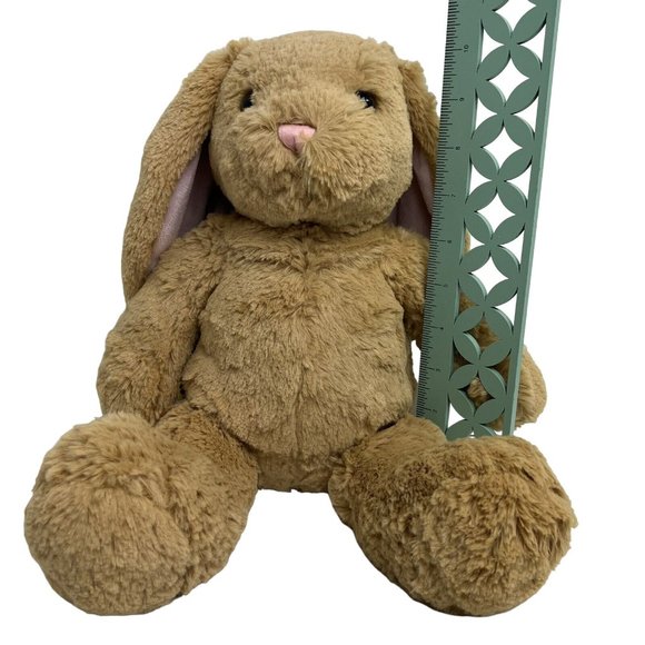 Build A Bear Workshop Bunny Rabbit Plush Stuffed Animal Brown Pink 2009 BAB - Picture 10 of 12